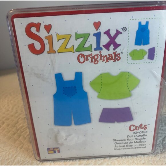 Sizzix Originals Doll Overalls Large Die Cut 38-0104 Craft Embellishment - Picture 8 of 16